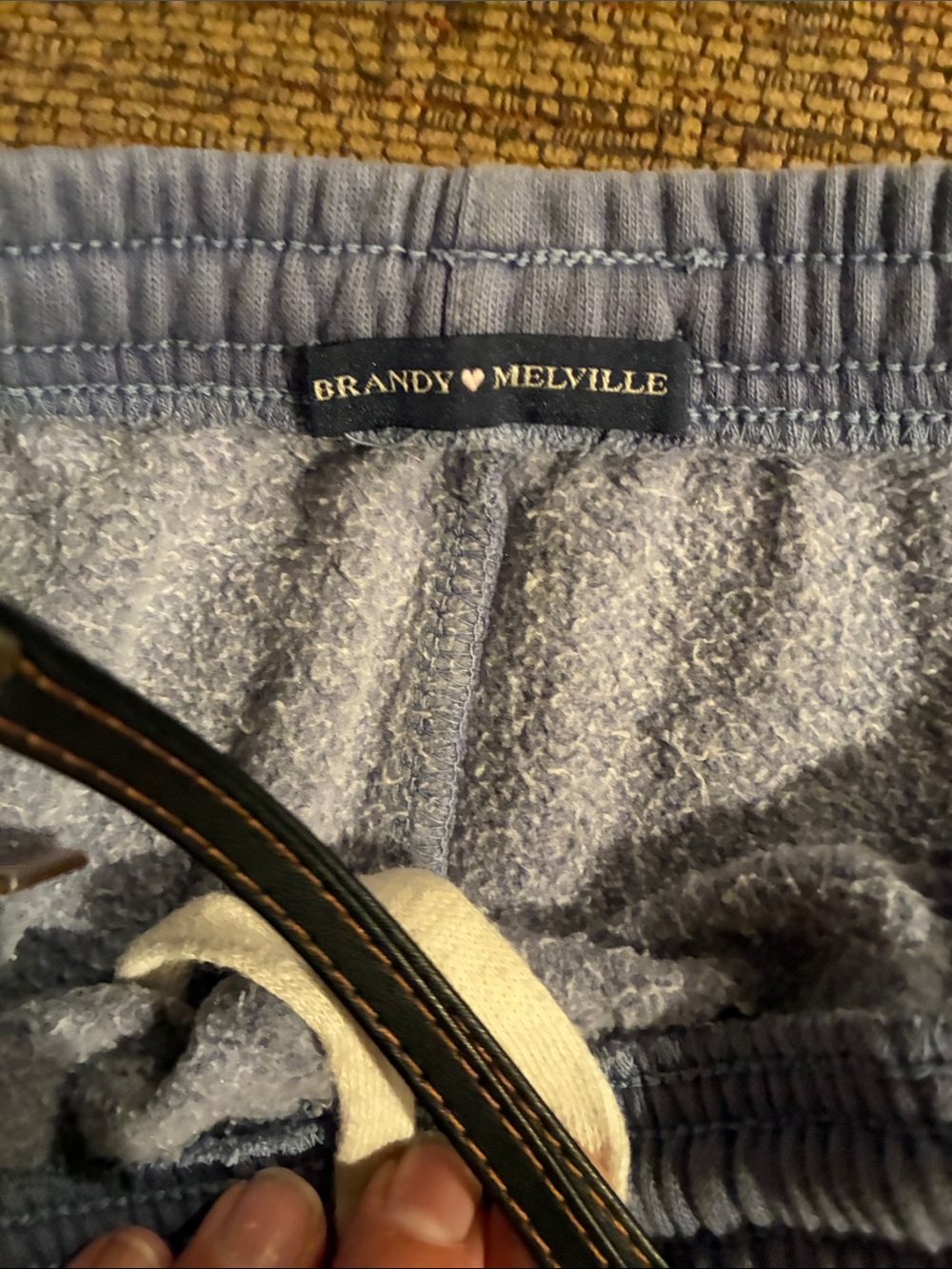 Brandy Melville Relaxed Fit Light Blue Lounge Pants - Picture 2 of 3